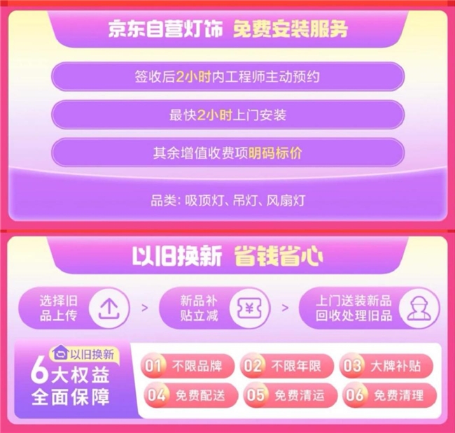 京东618又便宜又好99元入手雷士照明全屋灯饰7件套(图5)