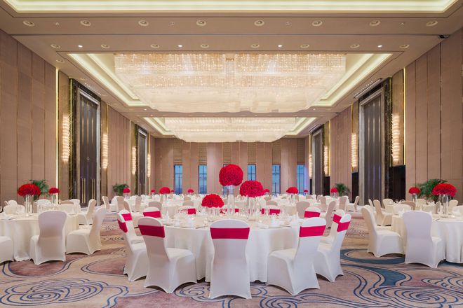 陕西酒店宴会中心装修设计宴会厅装修施工—西安专业厅(图3)