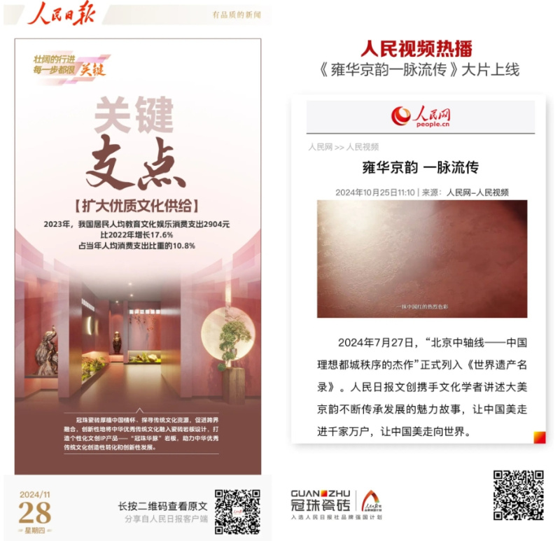 行业唯一！冠珠瓷砖荣膺人民日报“2024中国品牌建设案例”奖(图3)