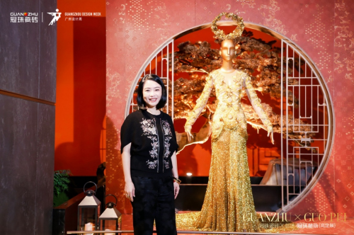 冠珠瓷砖x郭培「冠珠华脉」高定展“高定岩板”突破家装审美新高度(图2)