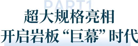 岩板新纪元！雪狼超大规格岩板震撼厦门展开启“巨幕”时代！(图2)