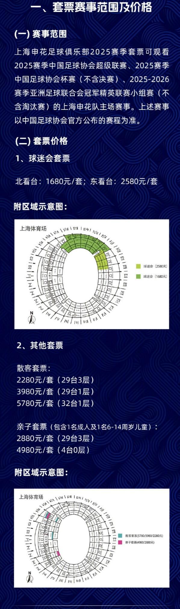 2025赛季中超各队套票价格：申花散客价最高西海岸最为亲民(图3)