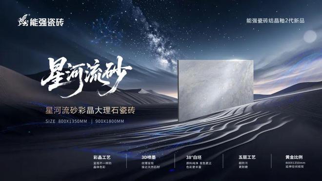 2025能强瓷砖新品首发：科技与艺术互融的质感新生(图2)