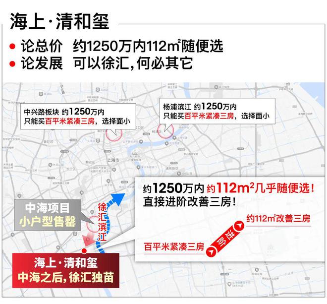 徐汇海上清和玺高阶改善之作「徐汇招商海上清和玺」房价1128万(图2)