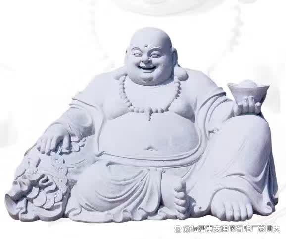 石雕弥勒佛在园林中的装饰作用(图4)