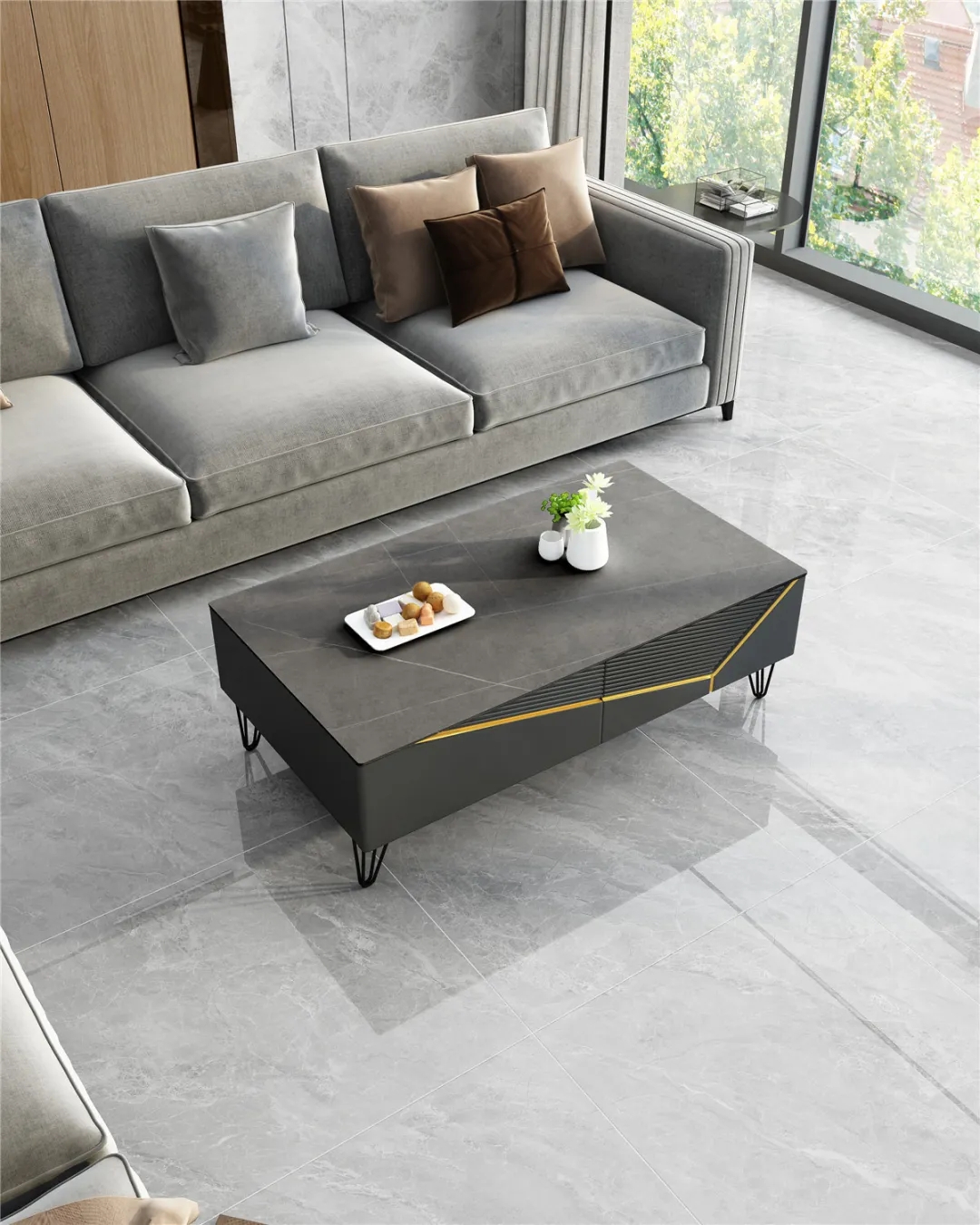 威尔斯大理石瓷砖还原天然石材纹理(图8)