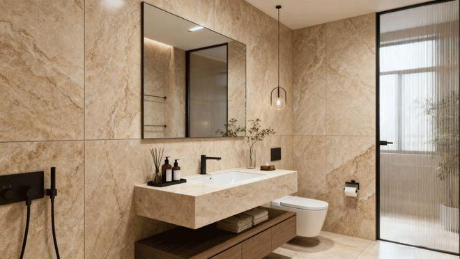 好房子装修怕瓷砖掉?贴得稳881全效背胶潮湿区贴完多年不松脱(图1)