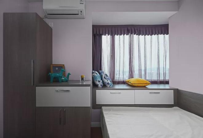 120㎡现代简约风三居室大理石瓷砖电视墙真好看！(图8)