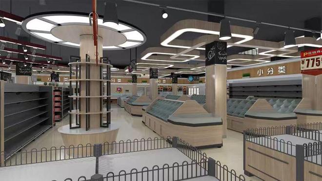 陕西超市装修施工陕西商铺门店装修施工商超门店(图4)