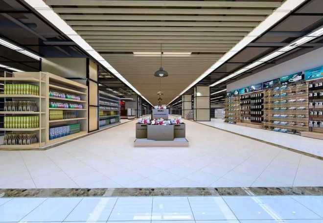 陕西超市装修施工陕西商铺门店装修施工商超门店(图2)