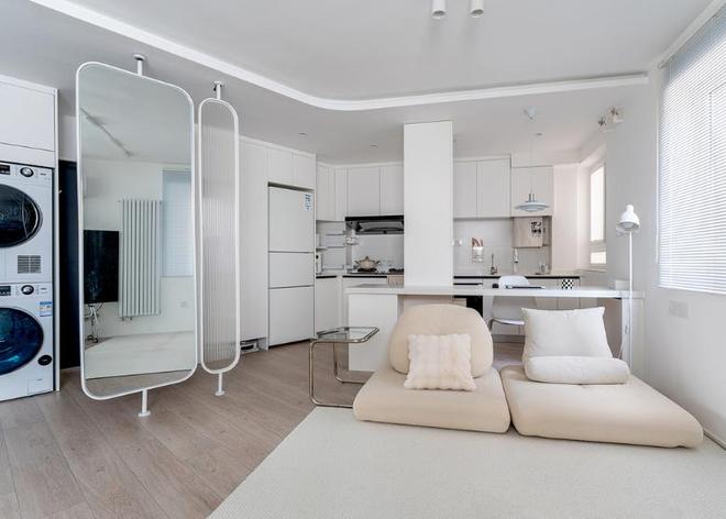 一个人的生活43㎡的自由与浪漫享受独有的温暖与舒适(图5)