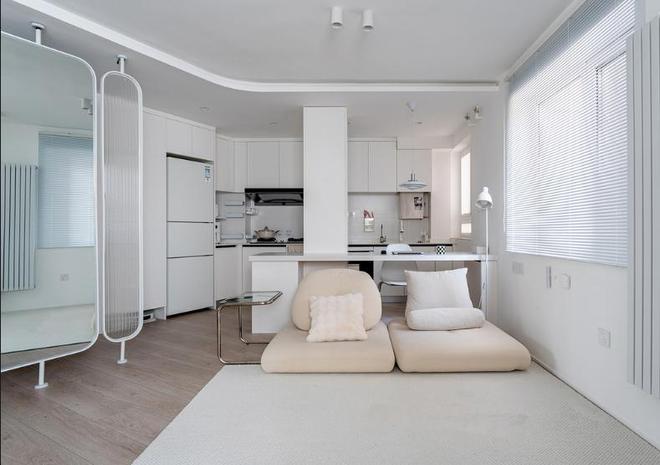 一个人的生活43㎡的自由与浪漫享受独有的温暖与舒适(图7)